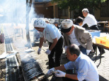 秋の野外食 野外散策